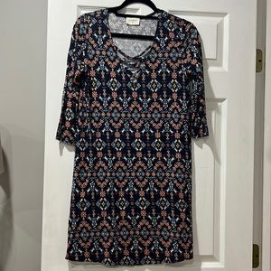 Everly floral 3/4 sleeve dress